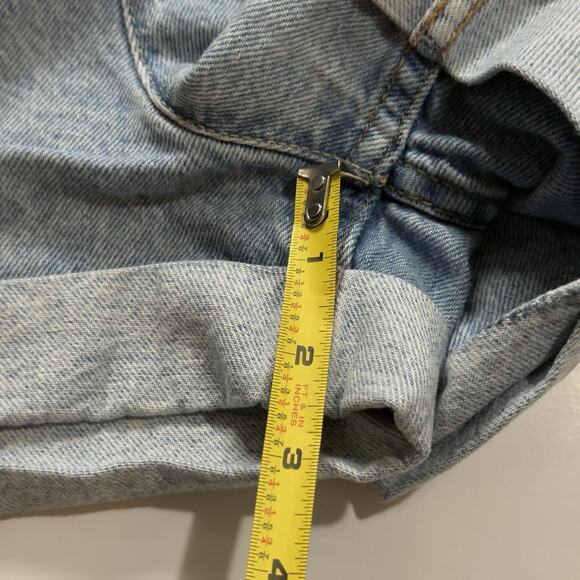 We The Free Ziggy Shortalls Denim Size Large Blue Wash Free People Boho Cowboy - Picture 6 of 8